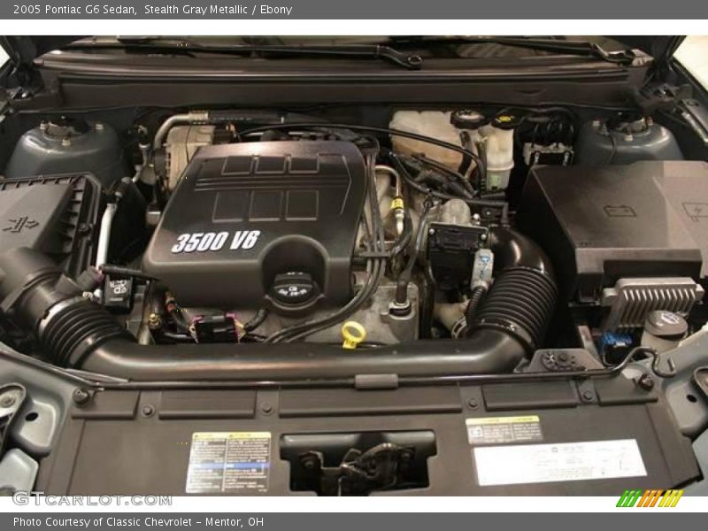 Stealth Gray Metallic / Ebony 2005 Pontiac G6 Sedan