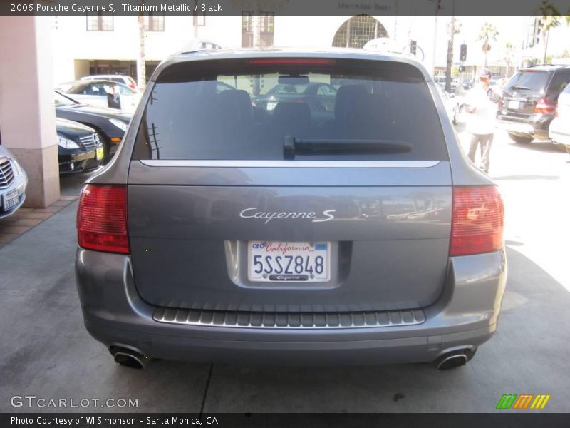 Titanium Metallic / Black 2006 Porsche Cayenne S