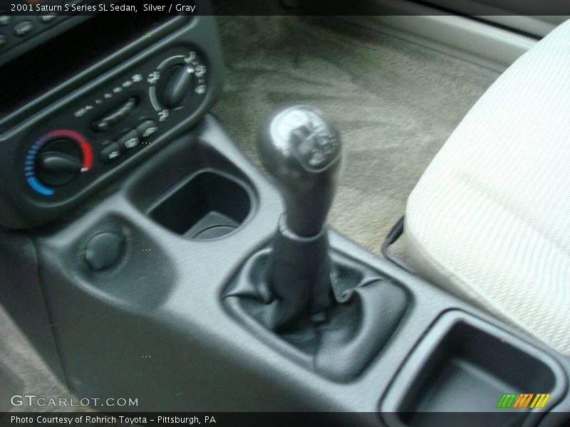 Silver / Gray 2001 Saturn S Series SL Sedan