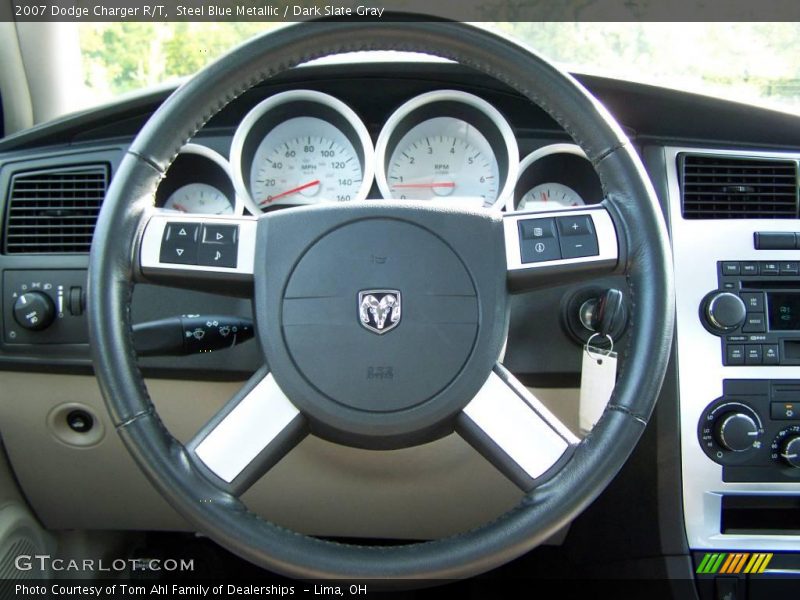 Steel Blue Metallic / Dark Slate Gray 2007 Dodge Charger R/T