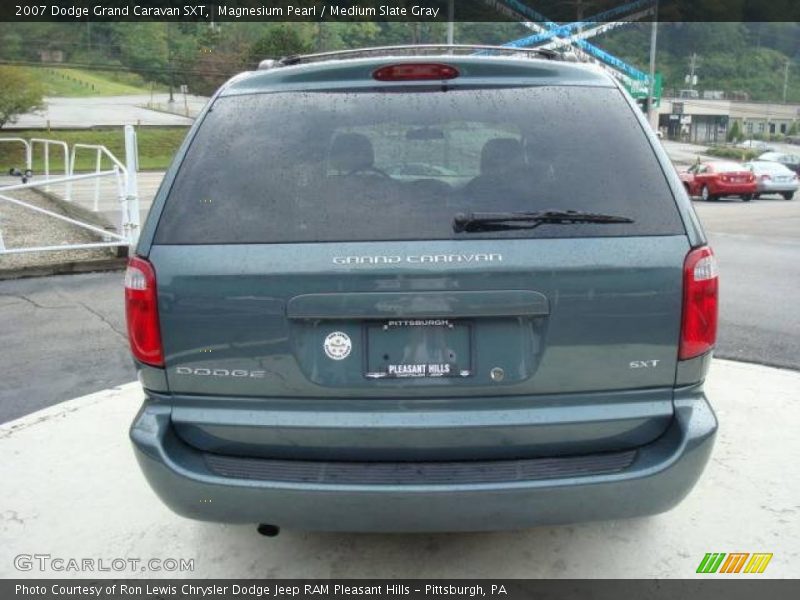 Magnesium Pearl / Medium Slate Gray 2007 Dodge Grand Caravan SXT
