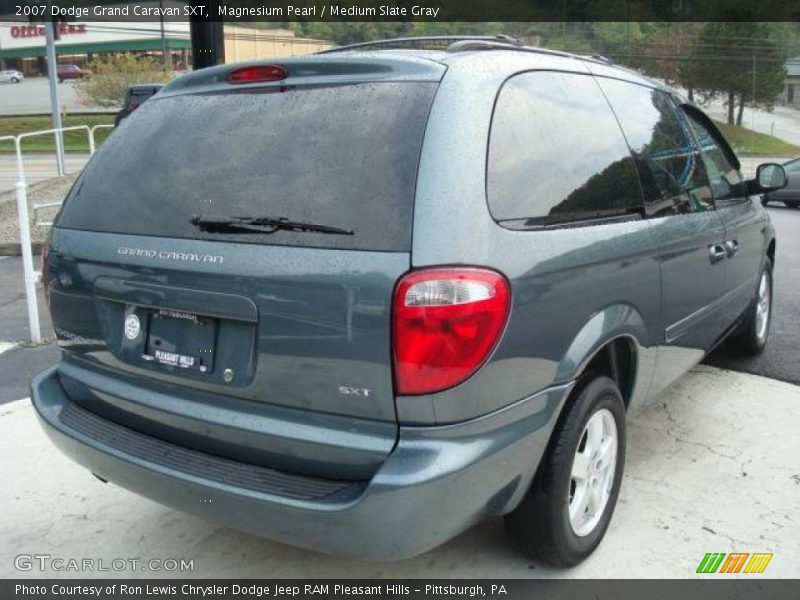 Magnesium Pearl / Medium Slate Gray 2007 Dodge Grand Caravan SXT