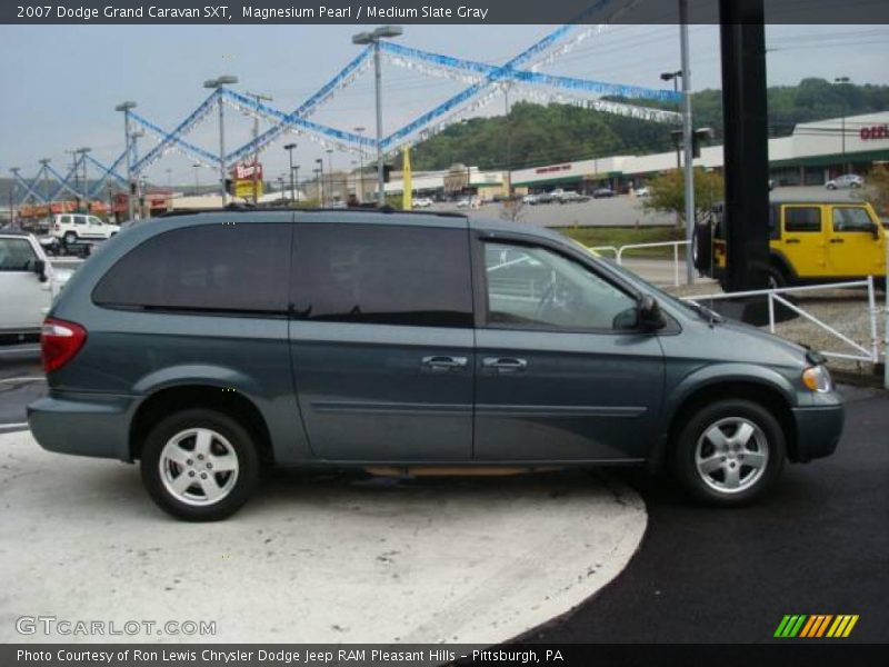 Magnesium Pearl / Medium Slate Gray 2007 Dodge Grand Caravan SXT