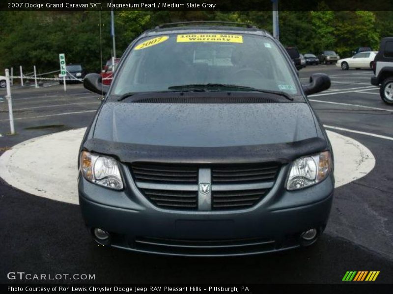 Magnesium Pearl / Medium Slate Gray 2007 Dodge Grand Caravan SXT