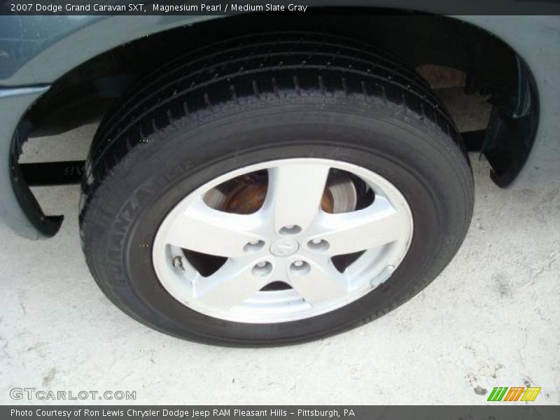 Magnesium Pearl / Medium Slate Gray 2007 Dodge Grand Caravan SXT