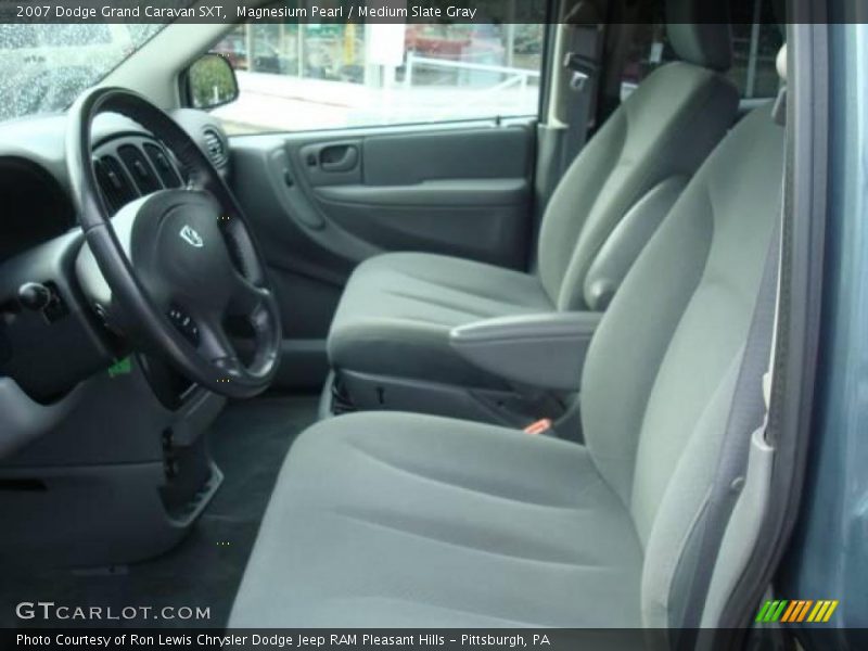 Magnesium Pearl / Medium Slate Gray 2007 Dodge Grand Caravan SXT