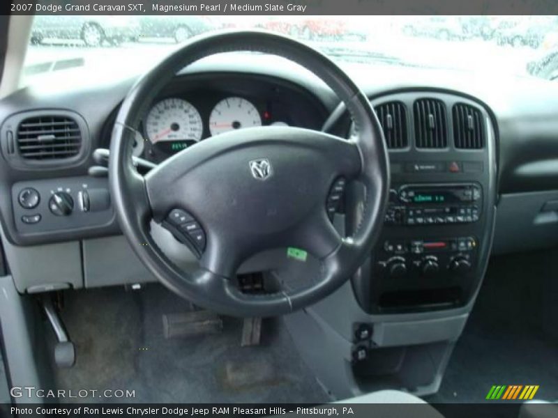 Magnesium Pearl / Medium Slate Gray 2007 Dodge Grand Caravan SXT