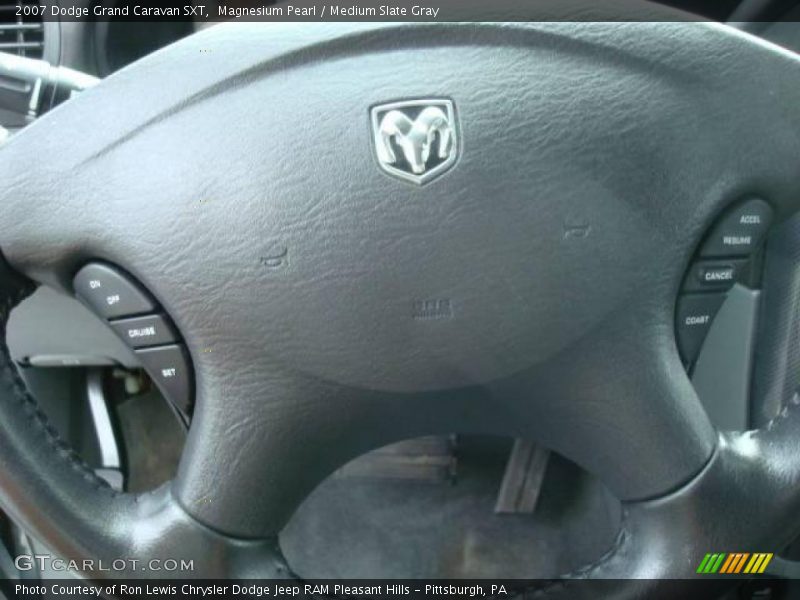Magnesium Pearl / Medium Slate Gray 2007 Dodge Grand Caravan SXT