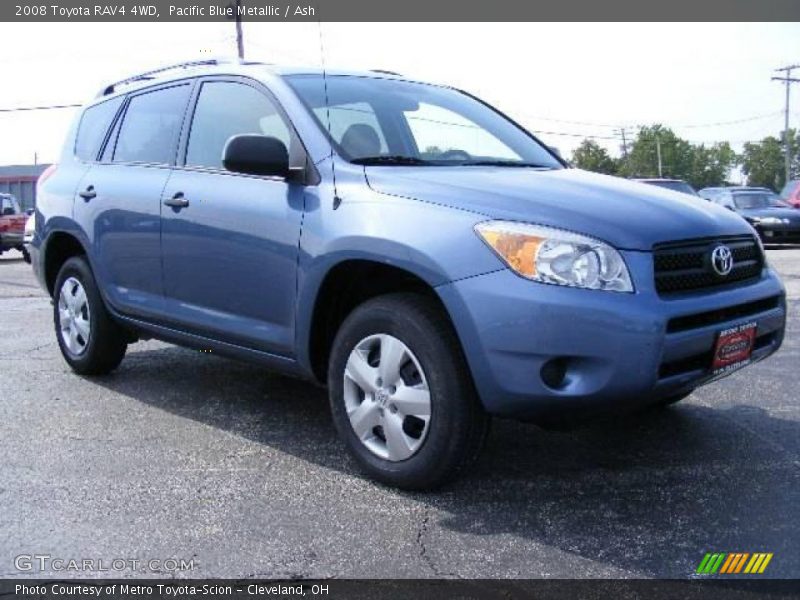 Pacific Blue Metallic / Ash 2008 Toyota RAV4 4WD