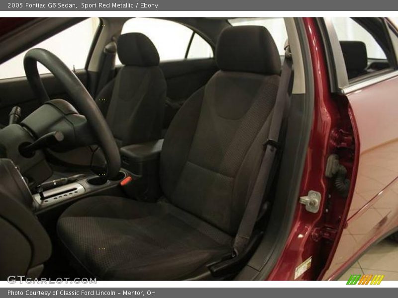 Sport Red Metallic / Ebony 2005 Pontiac G6 Sedan