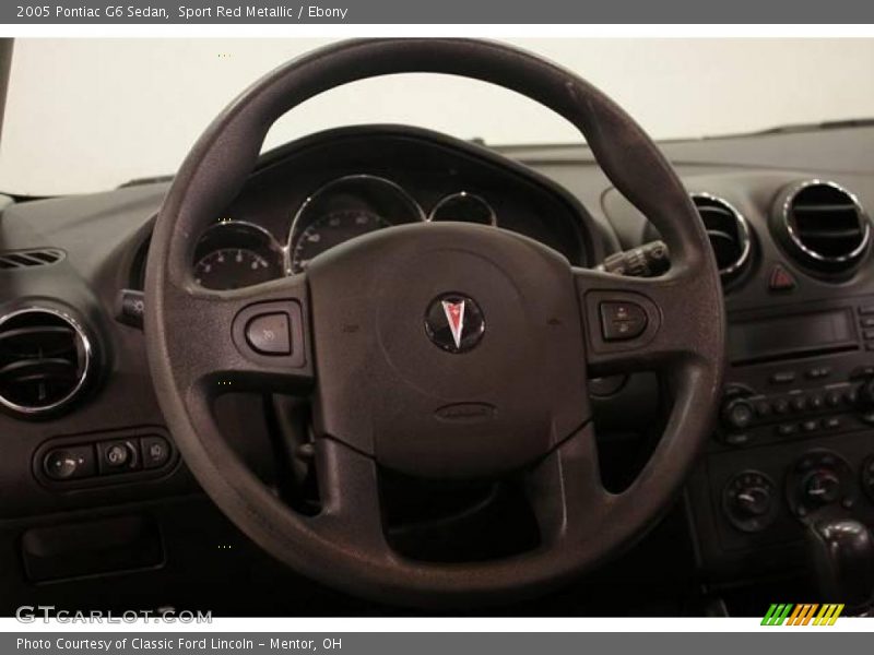 Sport Red Metallic / Ebony 2005 Pontiac G6 Sedan