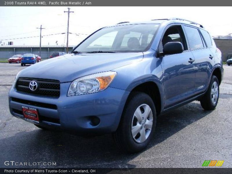 Pacific Blue Metallic / Ash 2008 Toyota RAV4 4WD
