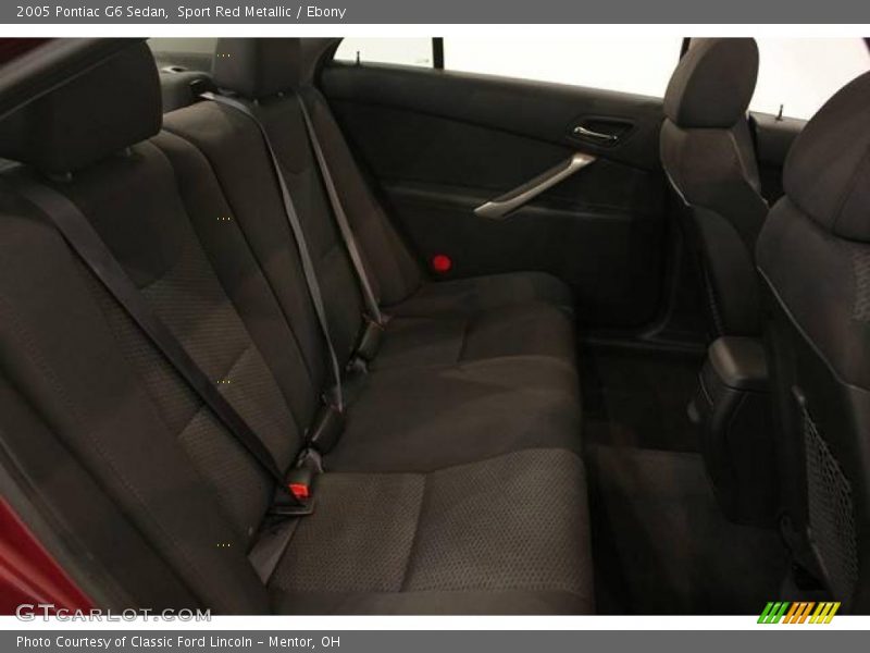 Sport Red Metallic / Ebony 2005 Pontiac G6 Sedan