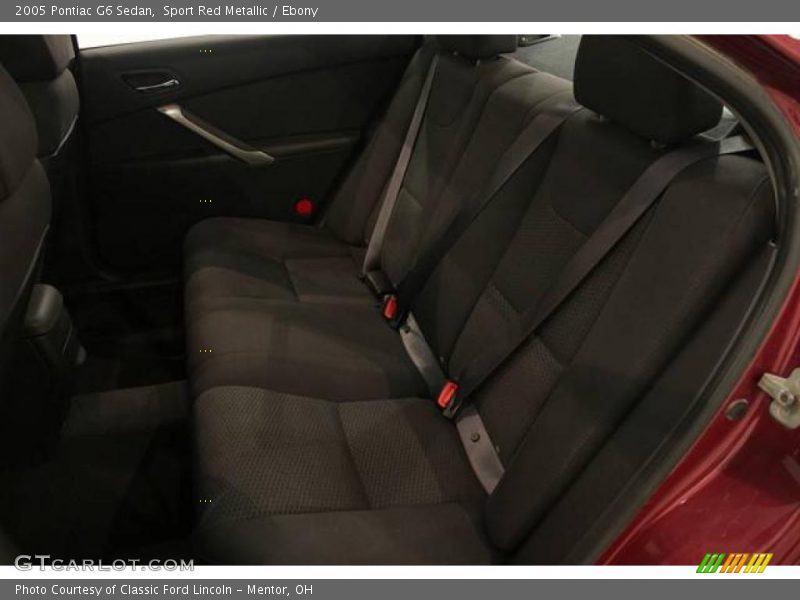 Sport Red Metallic / Ebony 2005 Pontiac G6 Sedan
