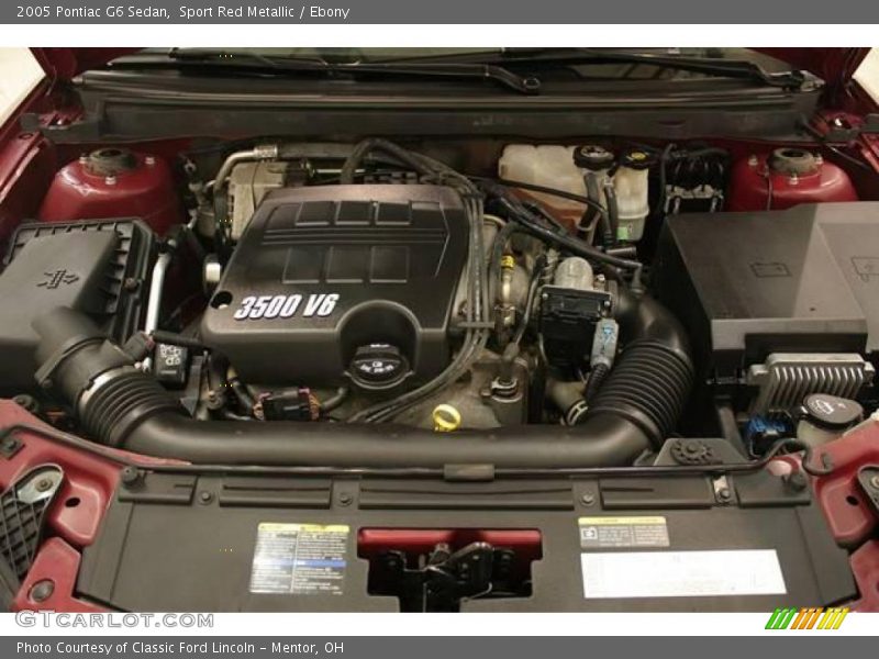 Sport Red Metallic / Ebony 2005 Pontiac G6 Sedan