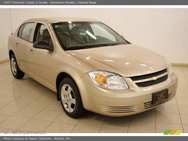 Sandstone Metallic / Neutral Beige 2007 Chevrolet Cobalt LS Sedan