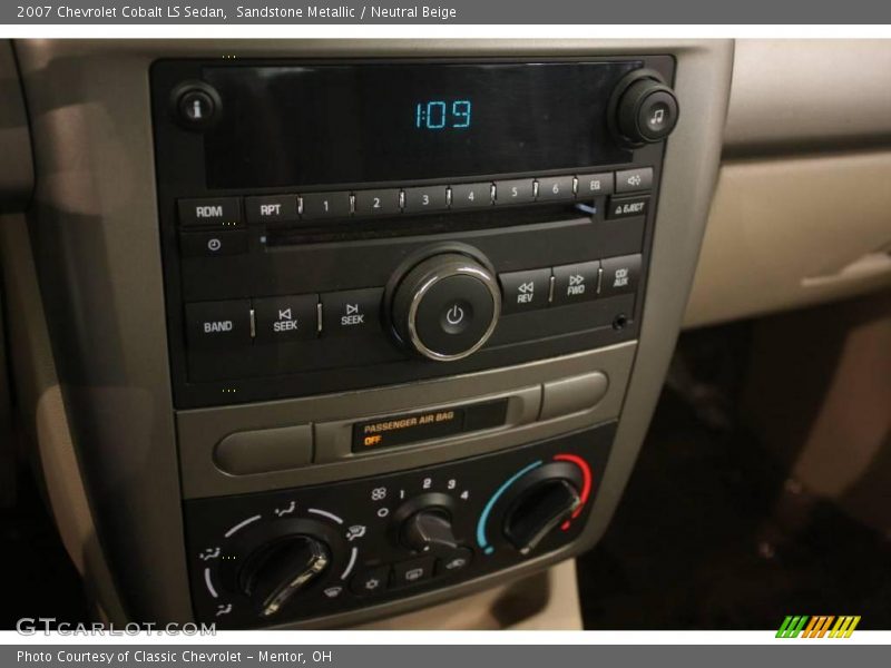 Sandstone Metallic / Neutral Beige 2007 Chevrolet Cobalt LS Sedan