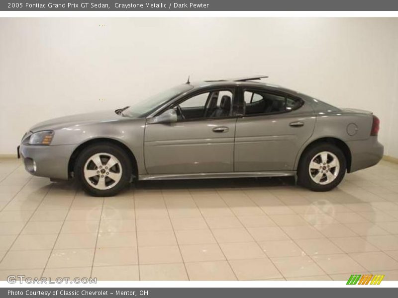 Graystone Metallic / Dark Pewter 2005 Pontiac Grand Prix GT Sedan