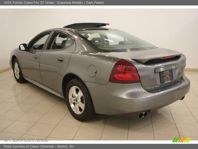 Graystone Metallic / Dark Pewter 2005 Pontiac Grand Prix GT Sedan