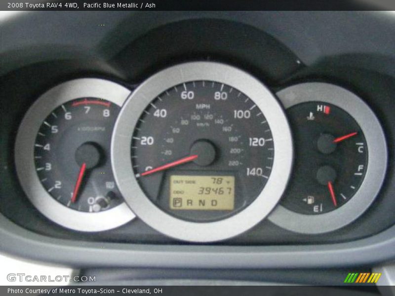 Pacific Blue Metallic / Ash 2008 Toyota RAV4 4WD