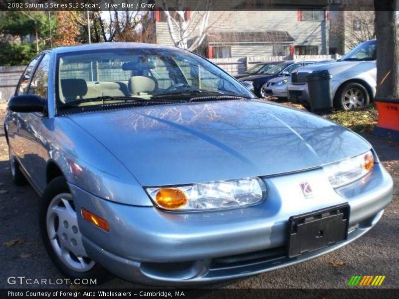 Silver Blue / Gray 2002 Saturn S Series SL2 Sedan