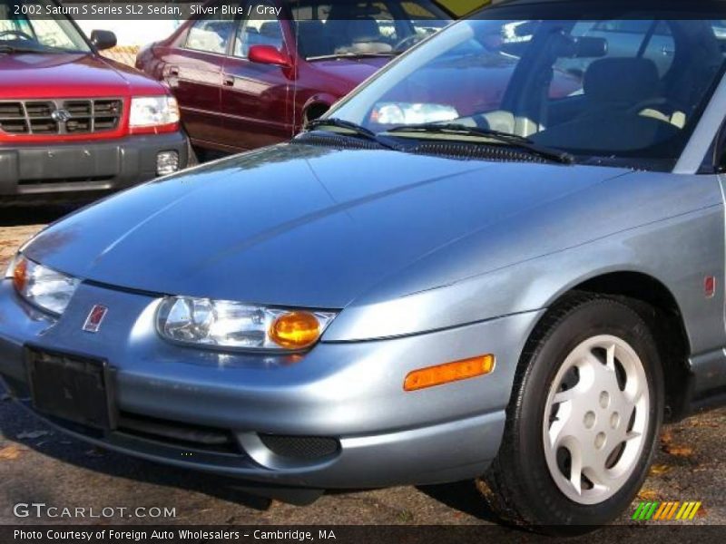 Silver Blue / Gray 2002 Saturn S Series SL2 Sedan