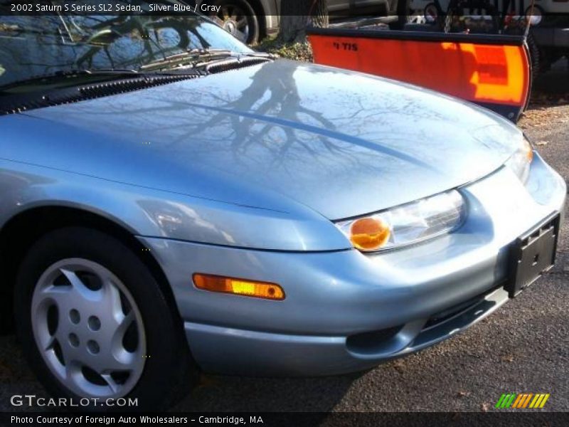 Silver Blue / Gray 2002 Saturn S Series SL2 Sedan