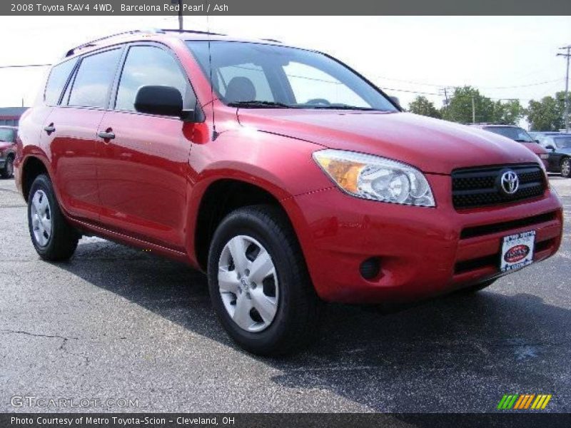 Barcelona Red Pearl / Ash 2008 Toyota RAV4 4WD