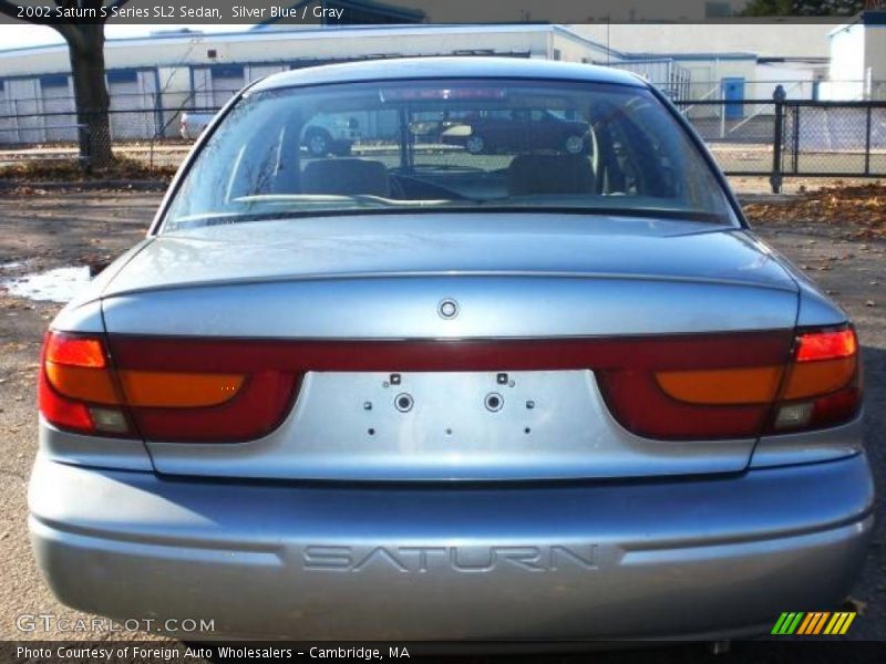 Silver Blue / Gray 2002 Saturn S Series SL2 Sedan