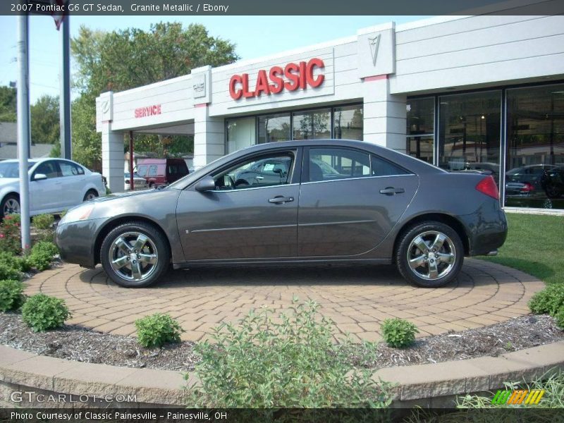 Granite Metallic / Ebony 2007 Pontiac G6 GT Sedan