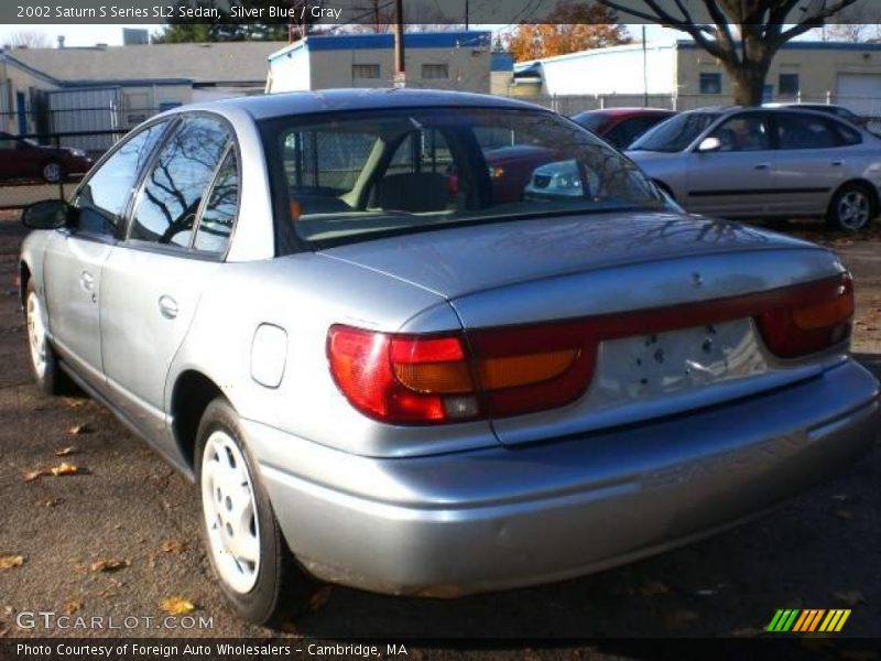 Silver Blue / Gray 2002 Saturn S Series SL2 Sedan