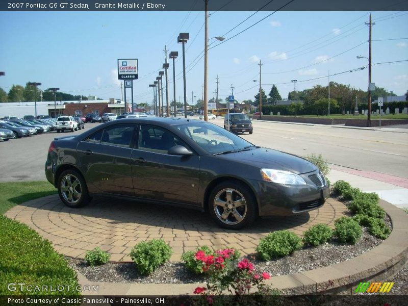 Granite Metallic / Ebony 2007 Pontiac G6 GT Sedan