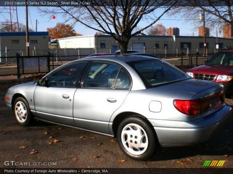 Silver Blue / Gray 2002 Saturn S Series SL2 Sedan