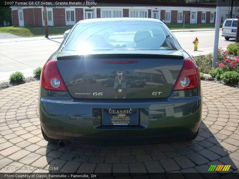 Granite Metallic / Ebony 2007 Pontiac G6 GT Sedan