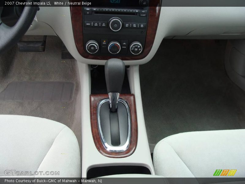 White / Neutral Beige 2007 Chevrolet Impala LS