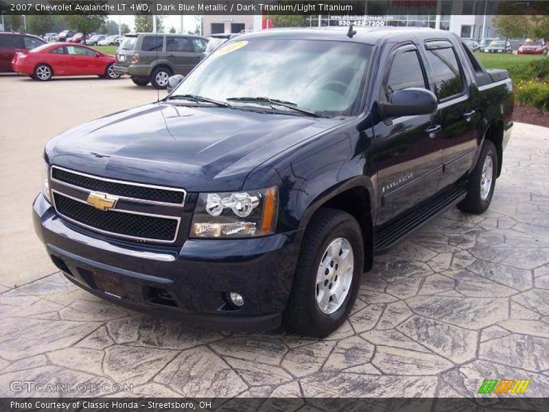 Dark Blue Metallic / Dark Titanium/Light Titanium 2007 Chevrolet Avalanche LT 4WD