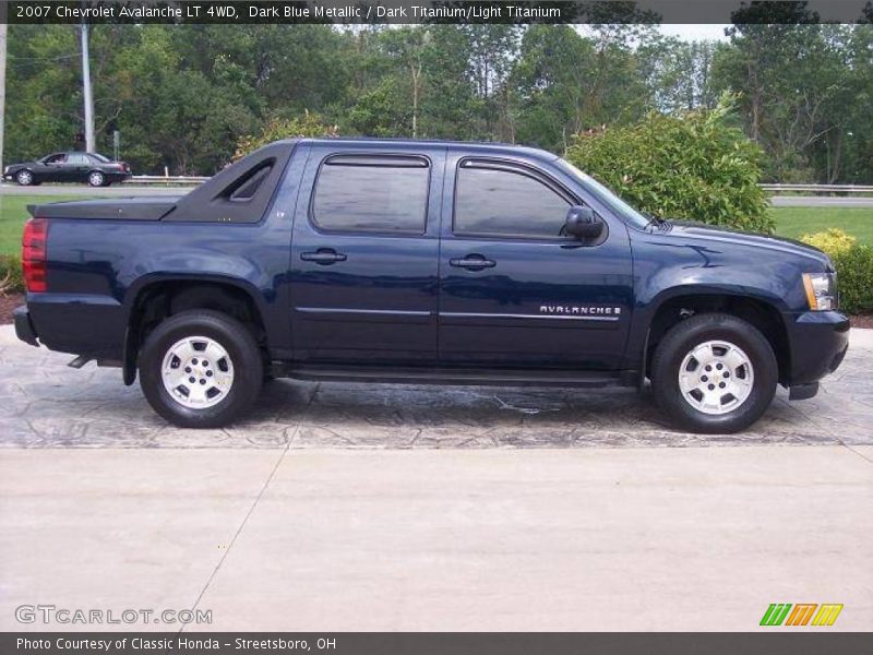 Dark Blue Metallic / Dark Titanium/Light Titanium 2007 Chevrolet Avalanche LT 4WD