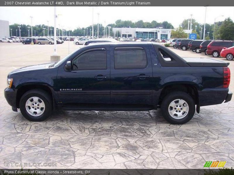 Dark Blue Metallic / Dark Titanium/Light Titanium 2007 Chevrolet Avalanche LT 4WD