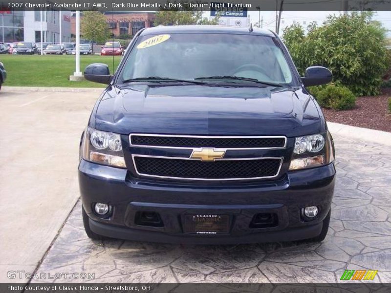 Dark Blue Metallic / Dark Titanium/Light Titanium 2007 Chevrolet Avalanche LT 4WD