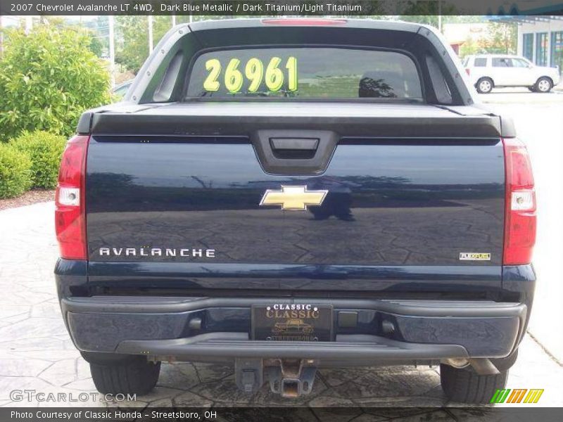 Dark Blue Metallic / Dark Titanium/Light Titanium 2007 Chevrolet Avalanche LT 4WD