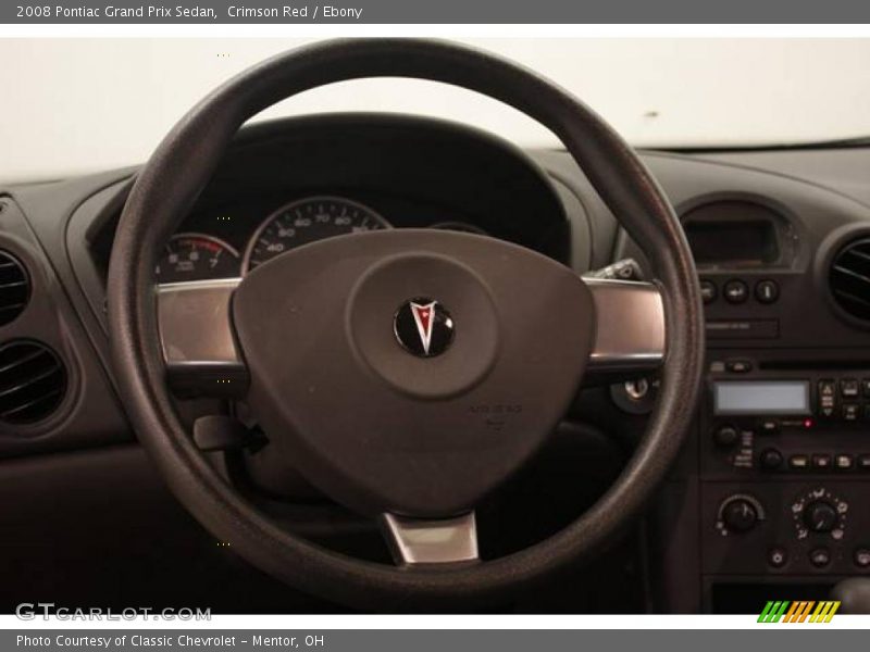 Crimson Red / Ebony 2008 Pontiac Grand Prix Sedan