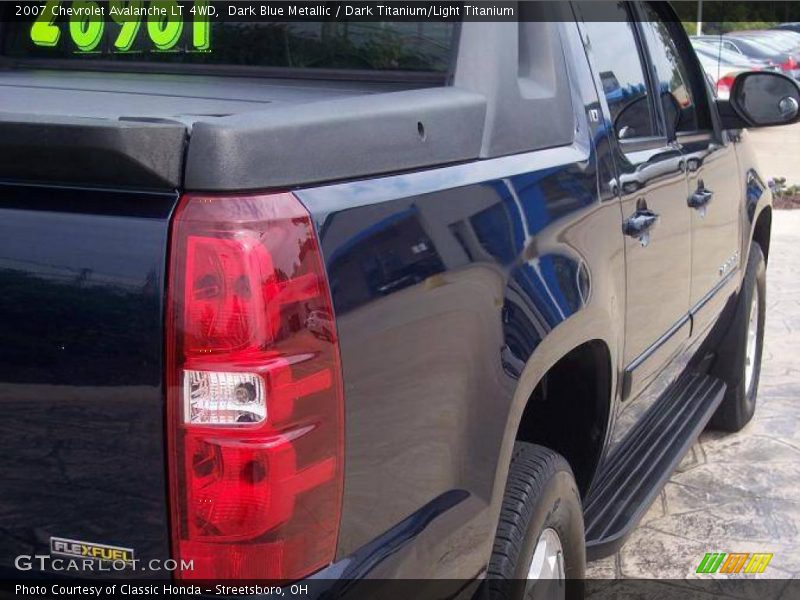 Dark Blue Metallic / Dark Titanium/Light Titanium 2007 Chevrolet Avalanche LT 4WD