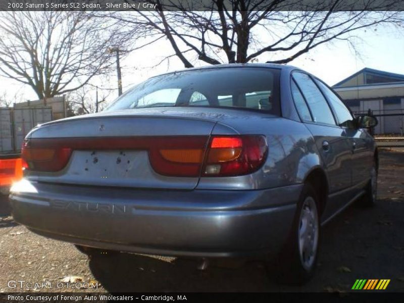 Silver Blue / Gray 2002 Saturn S Series SL2 Sedan