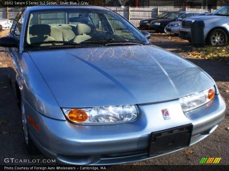 Silver Blue / Gray 2002 Saturn S Series SL2 Sedan