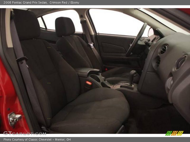 Crimson Red / Ebony 2008 Pontiac Grand Prix Sedan