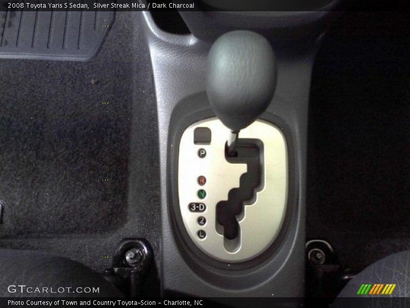 Silver Streak Mica / Dark Charcoal 2008 Toyota Yaris S Sedan