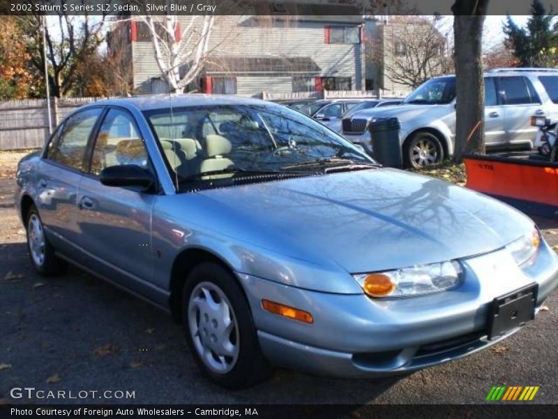 Silver Blue / Gray 2002 Saturn S Series SL2 Sedan