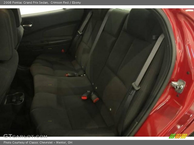 Crimson Red / Ebony 2008 Pontiac Grand Prix Sedan