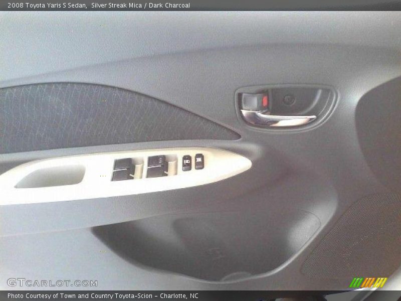 Silver Streak Mica / Dark Charcoal 2008 Toyota Yaris S Sedan