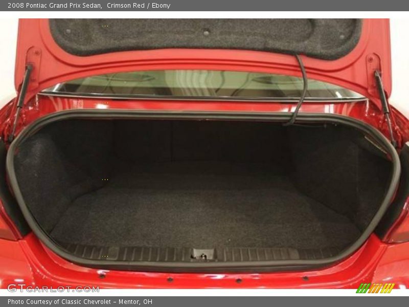 Crimson Red / Ebony 2008 Pontiac Grand Prix Sedan